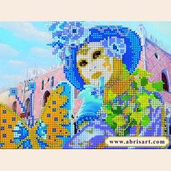 Схема для вышивания бисером АБРИС АРТ "Маска"